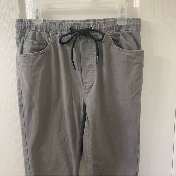 Aeropostale Aero Grey Cotton Chino Jogger Pants Men's Size Medium - Picture 4 of 13